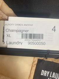 B-WARE DRY LAUNDRY DAMEN ANORAK Gr.XL FARBE CHAMPAGNER