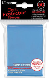 2x Ultra Pro Kartenhüllen small Deck Protector blau 62x89mm /Hellblau 66x91mm