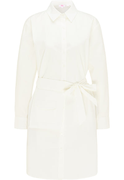 B-WARE MYMO DAMEN KLEID Gr.S Farbe Wollweiss