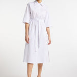 B-WARE DREIMASTER KLASSIK DAMEN KLEID GR.M FARBE WEISS