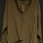 B-WARE DREIMASTER VINTAGE DAMEN HEMD Gr.XXL Farbe Oliv