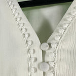 B-WARE USHA FESTIVAL DAMEN SOMMERKLEID Gr. L Farbe Wollweiss