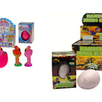 1x Magisch wachsendes Jumbo-Ei Flamingo" und 1x Magisch wachsendes Jumbo-Ei Dino