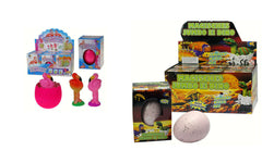 1x Magisch wachsendes Jumbo-Ei Flamingo" und 1x Magisch wachsendes Jumbo-Ei Dino