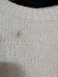 B-WARE MYMO DAMEN PULLOVER Gr.M/L Farbe Wollweiss