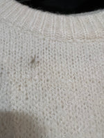 B-WARE MYMO DAMEN PULLOVER Gr.M/L Farbe Wollweiss