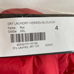 B-WARE DRY LAUNDRY HERREN BLOUSON Gr.XXL FARBE ROT