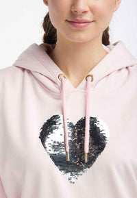 B-WARE MYMO DAMEN KAPUZENPULLOVER GR.XL FARBE ALTROSA