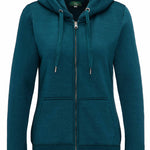 B-WARE MYMO FRAUEN SWEATJACKE Gr. S Farbe SMARAGDGRUEN