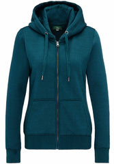 B-WARE MYMO FRAUEN SWEATJACKE Gr. S Farbe SMARAGDGRUEN