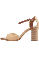 B-WARE USHA DAMEN SCHUHE Gr. 36 Farbe Brown Beige