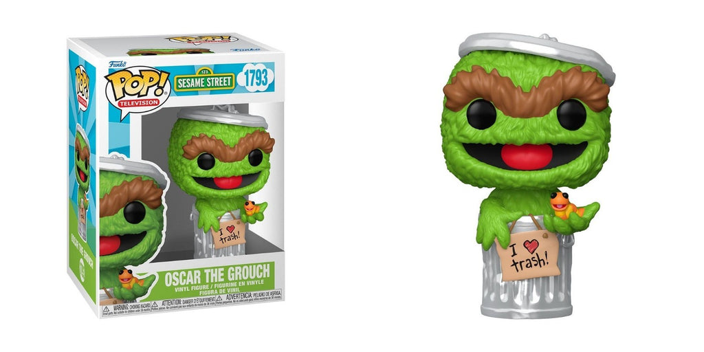 Funko POP! TV - Sesamstraße - Oscar the Grouch Figur 1793
