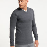 B-WARE PETROL INDUSTRIES HERREN PULLOVER GR.M FARBE RAVEN GREY