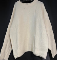 B-WARE MYMO DAMEN PULLOVER Gr.M/L Farbe Wollweiss