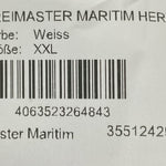 B-WARE DREIMASTER MARITIM HERREN BLOUSON Gr.XXL Farbe Weiss