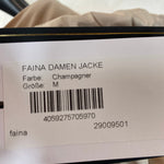 B-WARE FAINA DAMEN JACKE Gr. M Farbe Champagner