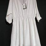 B-WARE DREIMASTER KLASSIK DAMEN KLEID Gr. XL Farbe Wollweiss