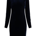 B-WARE FAINA DAMEN KLEID GR.XS FARBE DUNKELMARINE