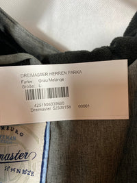 B-WARE DREIMASTER HERREN PARKA Gr. L Farbe Grau Melange