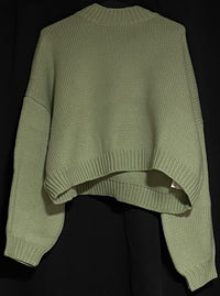 B-WARE MYMO DAMEN SWEATSHIRT Gr.XL/XXL Farbe Moos