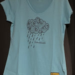 B-WARE SCHMUDDELWEDDA DAMEN T-SHIRT Gr.S Farbe Seeblau