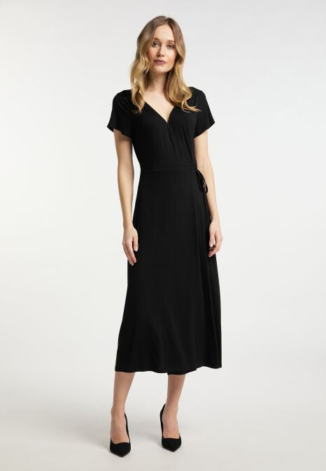 B-WARE DREIMASTER KLASSIK DAMEN SOMMERKLEID GR.M FARBE SCHWARZ