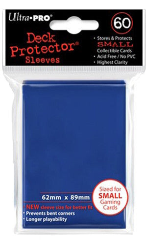 2x Ultra Pro Kartenhüllen small Deck Protector blau 62x89mm /Hellblau 66x91mm