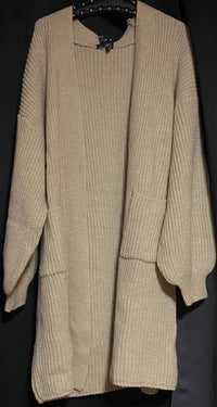 B-WARE DREIMASTER VINTAGE DAMEN STRICKJACKE Gr XS/S Farbe Beige