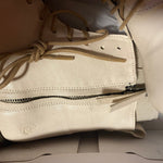 B-Ware DREIMASTER VINTAGE DAMEN SCHUHE Gr.38 Farbe Wollweiss