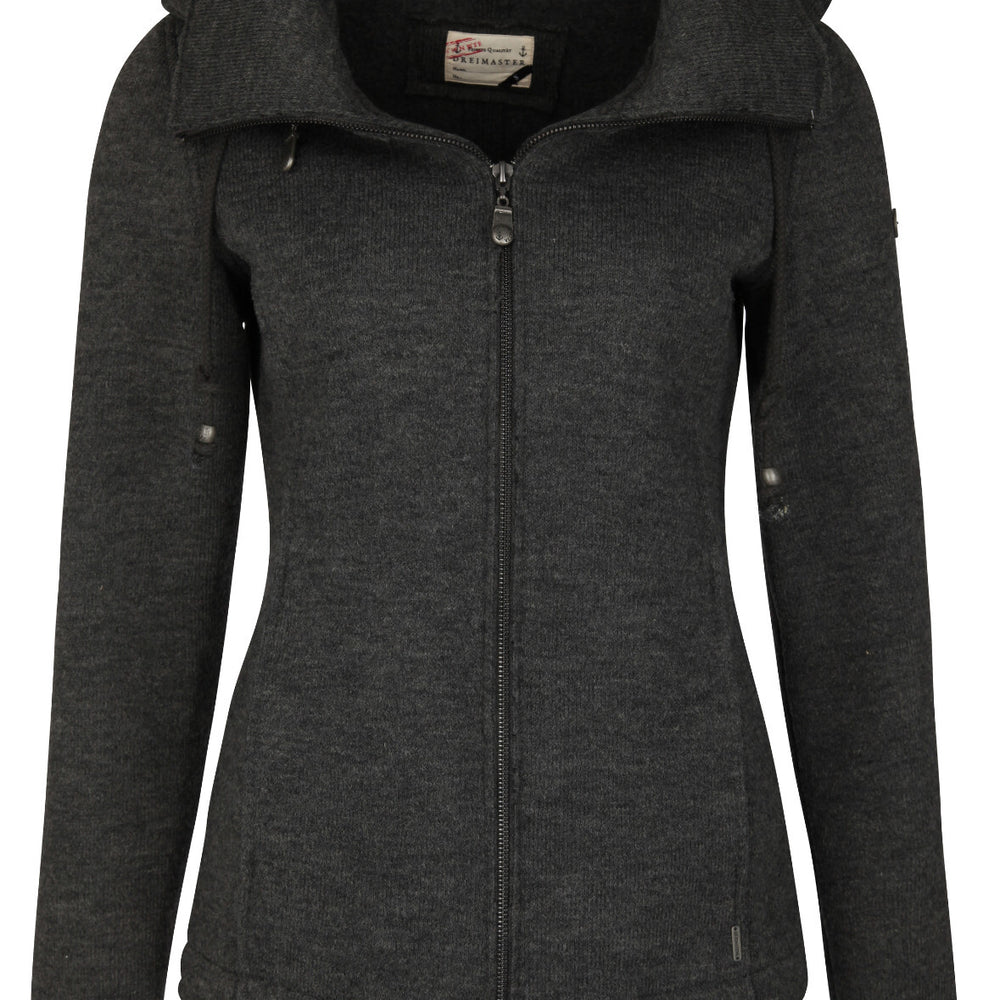 B-WARE DREIMASTER DAMEN ANORAK Gr. L Farbe Hellgrau