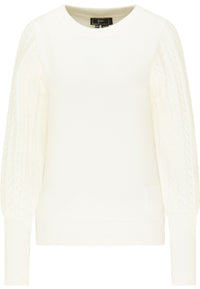 B-WARE FAINA DAMEN SWEATSHIRT Gr. M/L Farbe Wollweiss