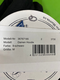 B-WARE DREIMASTER DAMEN HOODIE Gr. M Farbe Schwarz