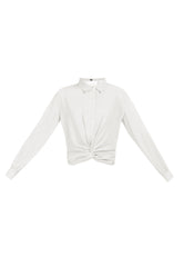 B-WARE DREIMASTER MARITIM DAMEN BLUSE Gr.L Farbe Wollweiss