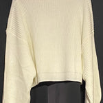 B-WARE MYMO DAMEN SWEATSHIRT Gr. XS/S Farbe Wollweiss