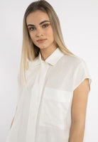 B-WARE DREIMASTER KLASSIK DAMEN BLUSE Gr.S FARBE WOLLWEISS