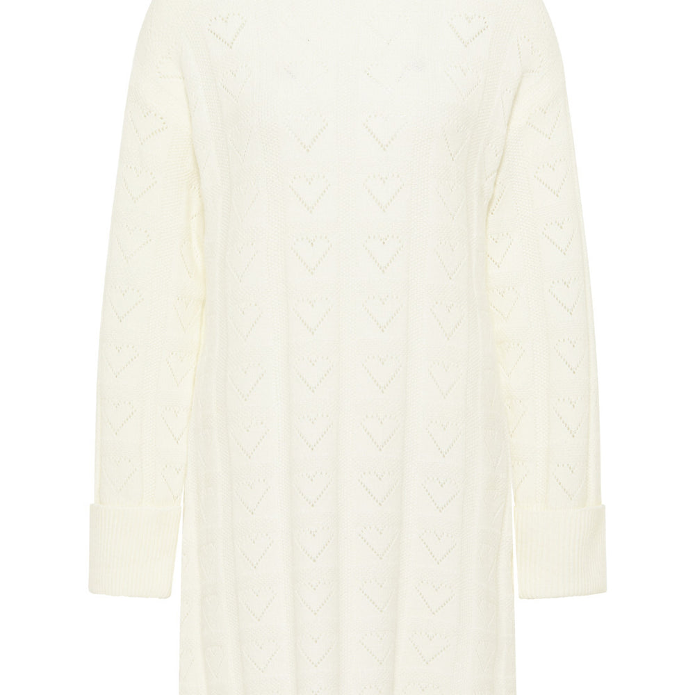 B-WARE MYMO DAMEN STRICKKLEID Gr. XL/XXL Farbe Wollweiss