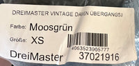 B-WARE DREIMASTER VINTAGE DAMEN ÜBERGANGSJACKE Gr. XS Farbe Moosgrün
