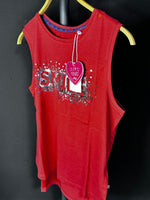 B-WARE MYMO DAMEN TOP GR.S FARBE ROT