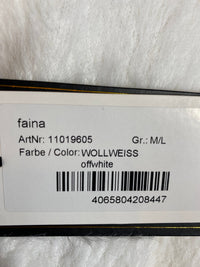 B-WARE FAINA DAMEN STRICKPULLOVER Gr. M/L Farbe Wollweiss