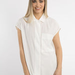 B-WARE DREIMASTER KLASSIK DAMEN BLUSE Gr.S FARBE WOLLWEISS