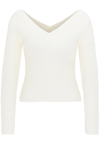 B-WARE FAINA DAMEN SWEATSHIRT Gr. M/L FARBE WOLLWEISS