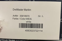 B-WARE DREIMASTER MARITIM DAMEN POLOSHIRT Gr.L Farbe Weiss