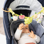 Nici 48512 Kinderwagenkette Hase und Eule 40cm mit 5 Figuren | My First NICI