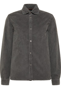 B-WARE DREIMASTER VINTAGE HERREN HEMD Gr.M Farbe Dunkelgrau