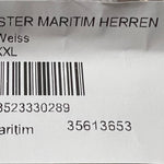 B-WARE DREIMASTER MARITIM HERREN PULLOVER Gr.XXL Farbe Weiss