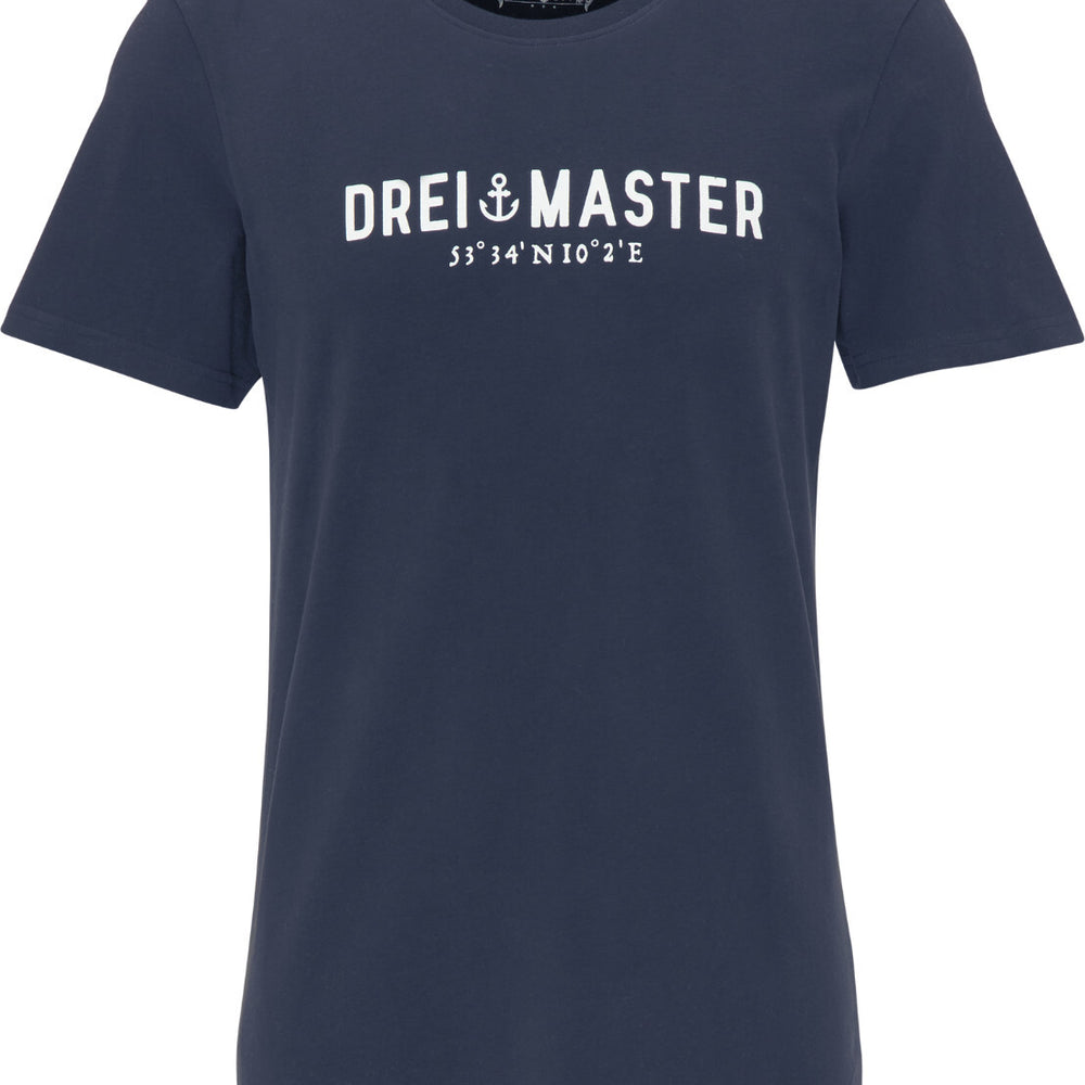 B-WARE DREIMASTER VINTAGE HERREN T-SHIRT Gr.M Farbe Marine