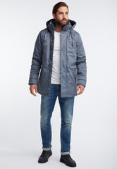 B-WARE DREIMASTER HERREN PARKA Gr. L Farbe Dunkelgraublau