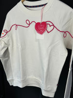 B-WARE MYMO DAMEN SWEATSHIRT GR.XS FARBE WEISS