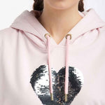 B-WARE MYMO DAMEN KAPUZENPULLOVER GR.XL FARBE ALTROSA