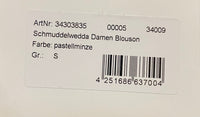 B-WARE SCHMUDDELWEDDA DAMEN BLOUSON Gr.S Farbe Pastellminze